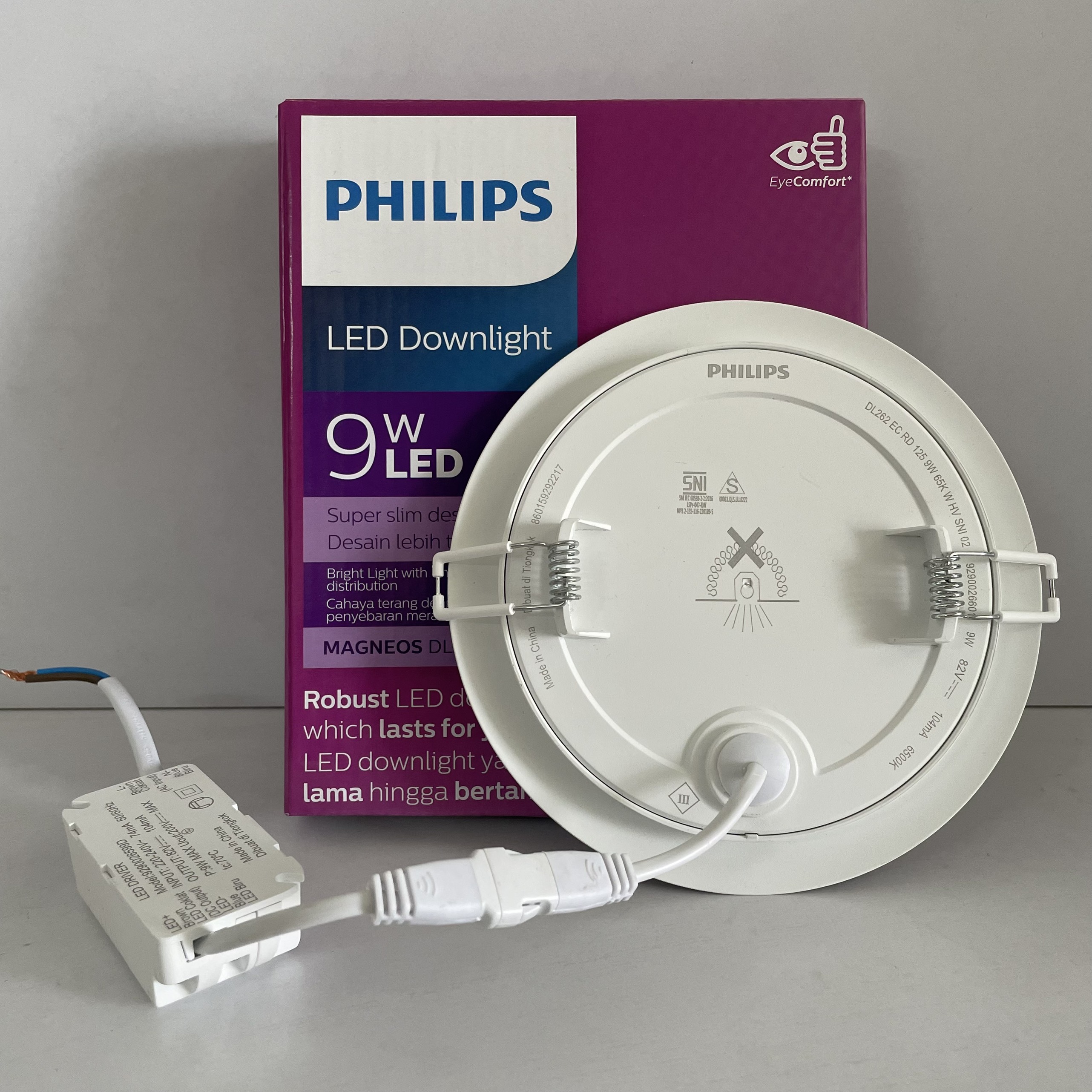 Đèn Downlight âm trần Led Philips siêu mỏng DL262 EC RD D150 W HV SNI 02 v