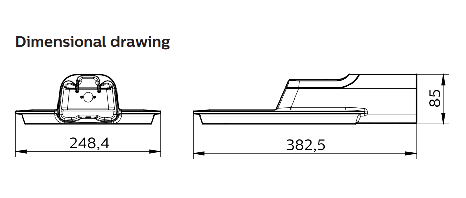  Đèn đường Led Philips Street Lighting SmartBright BRP130 LED70/NW 70W 220-240V DM GM 
