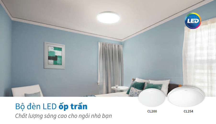 Đèn ốp trần LED Philips CL200 EC RD 6W HV 02 65K LED CEILING