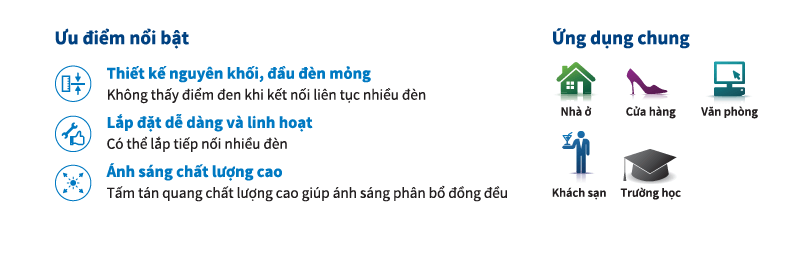 Bộ máng đèn LED Batten T5 Philips BN068C LED12/CW L1200 G2,  1.2m