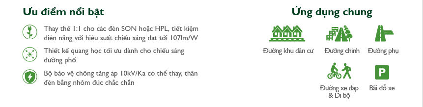  Đèn đường Led Philips Street Lighting SmartBright BRP130 LED70/NW 70W 220-240V DM GM 