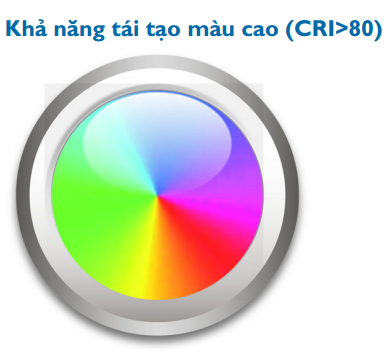 Đèn downlight âm trần LED Philips MARCASITE 59522 Φ125 12W 65K WH recessed có chỉ số màu cao