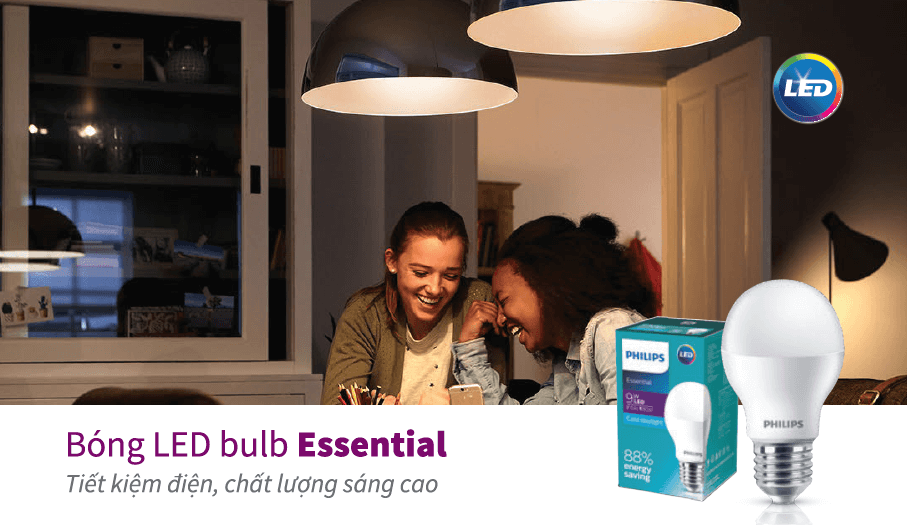 Bóng đèn Led búp Philips LEDBulb 5W E27 3000K 230V 1CT/12 VN