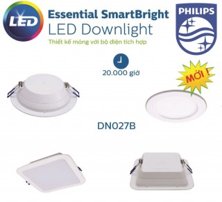 Đèn downlight âm trần Led Philips DN027B 10W LED9/NW D125 ánh sáng trung tính