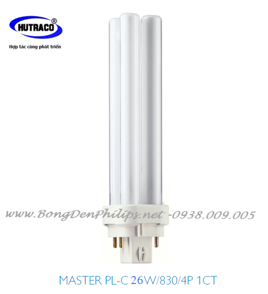 Bóng đèn compact Philips 26W gián tiếp PL-C 4P